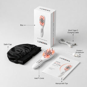 Lumuwa Halo™ LED Therapy Scalp Comb