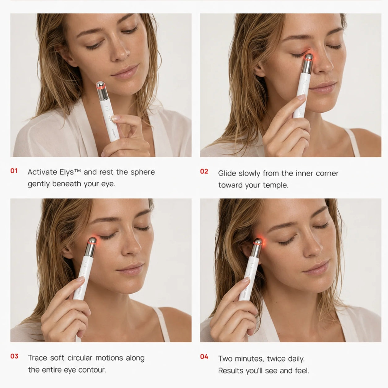 LUMUWA Elys™ Red Light Eye Therapy Wand