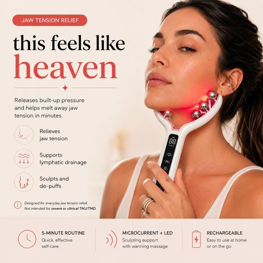 AuraLift™ - Microcurrent & LED Therapy Face Massager
