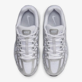 Nike P-6000 White Blue Tint Sail Metallic Silver