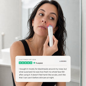 Lumuwa PureWave™ LED Ultrasonic Skin Scrubber