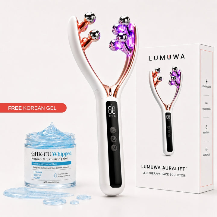 AuraLift™ - Microcurrent & LED Therapy Face Massager