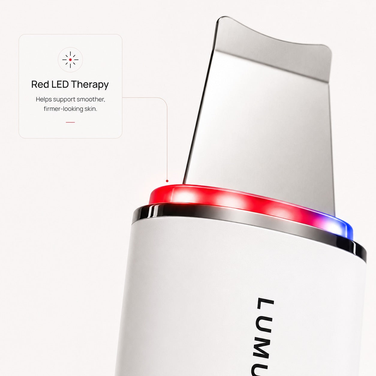 Lumuwa PureWave™ LED Ultrasonic Skin Scrubber