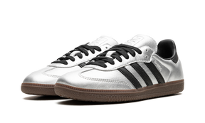 Adidas Samba Silver Metallic Black Gum