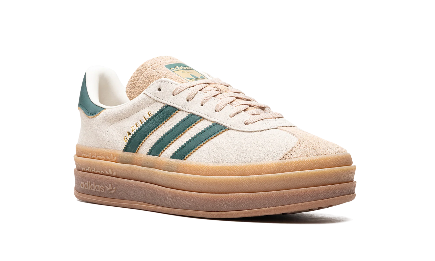 Adidas Gazzelle Bold Wmns "Cream Collegiate Green"