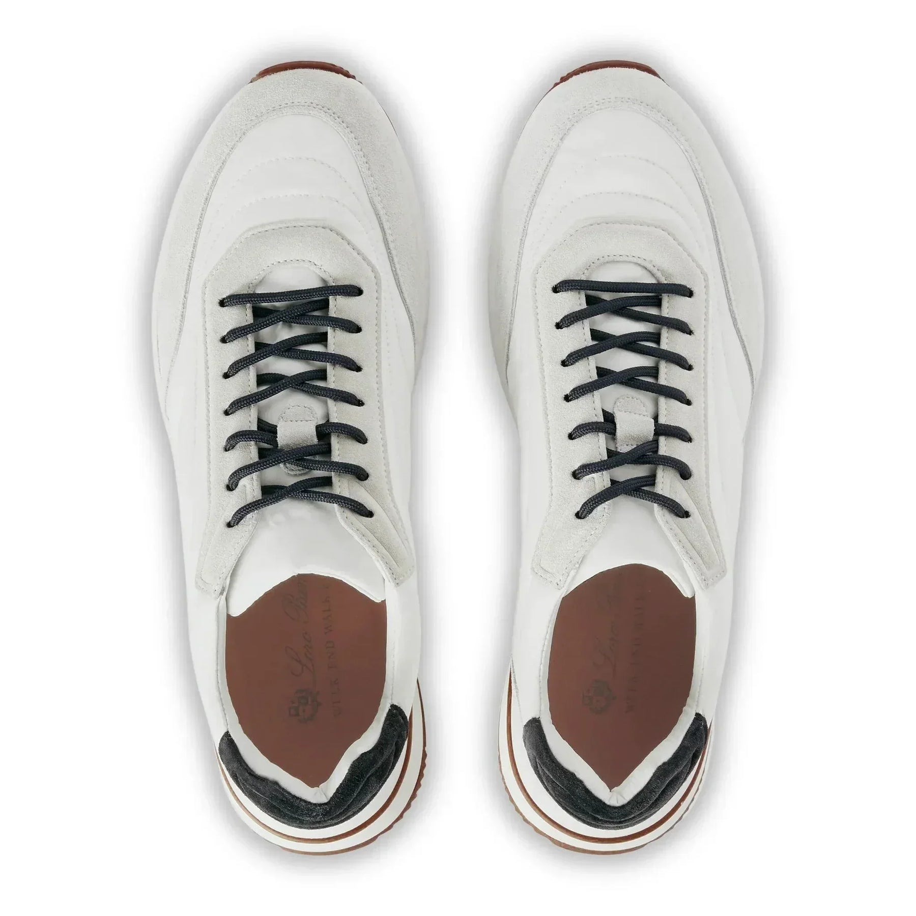 Loro Piana Week End Walk White Sneaker