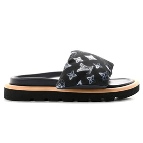 Louis Vuitton Pool Pillow Monogram Navy Slides