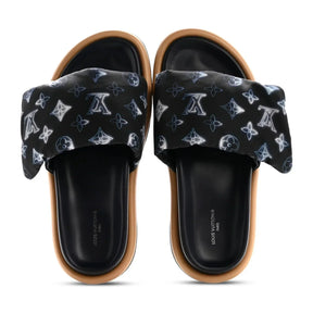 Louis Vuitton Pool Pillow Monogram Navy Slides