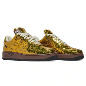 Nike x LV Air Force 1 Low Metallic Gold